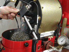 Roasting coffee beans